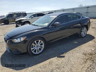 2017 Mazda Mazda6 Touring with VIN JM1GL1V54H1148321, listed as a Copart auction lot 52502115 with 43,507 mi miles and Salvage Title. Bid and sale history available at carsss.com. Image 1.