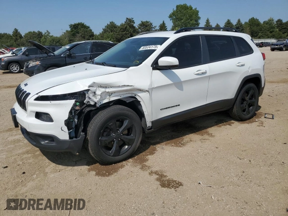 2016 Jeep Cherokee Latitude z VIN 1C4PJMCS2GW220912, wystawiony jako Copart lot #60534175 z przebiegiem 182 682 mil mil oraz Szkoda całkowita • Salvage title. Historia ofert i sprzedaży dostępna na DreamBid. Obrazek 1.