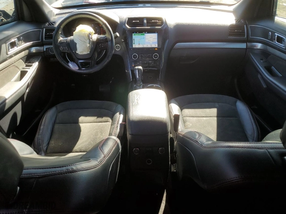 2019 Ford Explorer XLT with VIN 1FM5K7D87KGA07493, listed as a Copart auction lot 84317014 with 93,304 mi miles and Salvage Title. Bid and sale history available at carsss.com. Image 8.