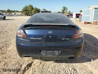 2008 Hyundai Tiburon GT with VIN KMHHN66F68U279070, listed as a Copart auction lot 74675574 with 92,020 mi miles and Salvage Title. Bid and sale history available at carsss.com. Image 6.