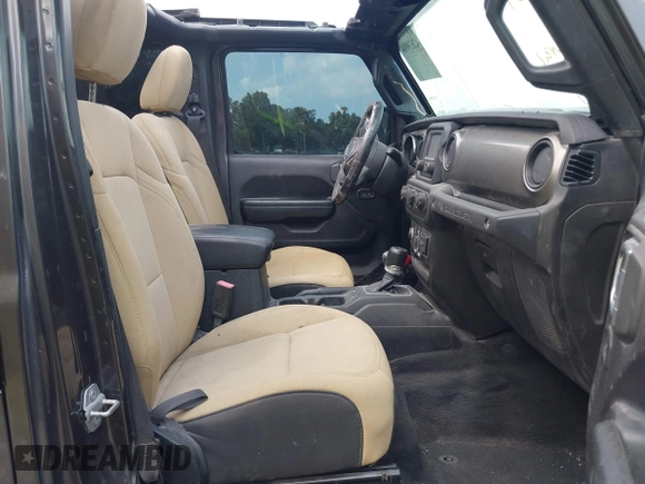 2020 Jeep Wrangler Unlimited Sport S with VIN 1C4HJXDN7LW113735, listed as a IAAI auction lot 42639884 with 48,736 mi miles and . Bid and sale history available at DreamBid. Image 5.