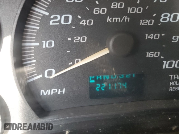 2005 Chevrolet Express Passenger with VIN 1GNFG15T051173153, listed as a Copart auction lot 55385315 with 221,174 mi miles and Clean title. Bid and sale history available at DreamBid. Image 9.