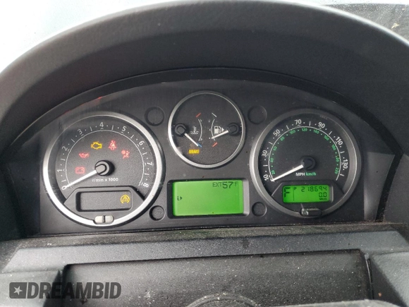 2006 Land Rover Range Rover Sport HSE with VIN SALSF25486A920825, listed as a Copart auction lot 58063625 with 218,694 mi miles and Salvage title. Bid and sale history available at DreamBid. Image 9.