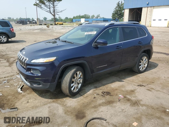 2014 Jeep Cherokee Limited with VIN 1C4PJLDB2EW238218, listed as a Copart auction lot 65024915 with 113,590 mi miles and Clean title. Bid and sale history available at DreamBid. Image 1.