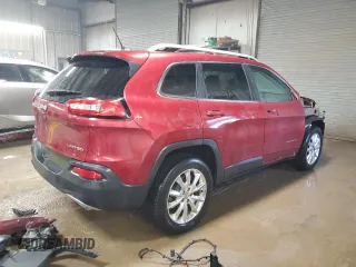 2015 Jeep Cherokee Limited with VIN 1C4PJMDS8FW630837, listed as a Copart auction lot 52094015 with 97,978 mi miles and Salvage Title. Bid and sale history available at DreamBid. Image 3.