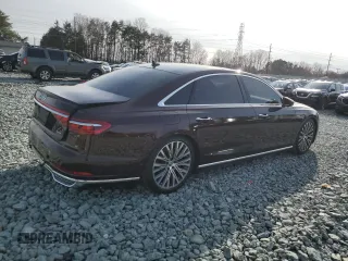 2019 Audi A8 L with VIN WAU8DAF83KN014441, listed as a Copart auction lot 45976415 with 78,749 mi miles and Salvage Title. Bid and sale history available at carsss.com. Image 3.