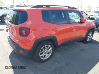2015 Jeep Renegade Latitude with VIN ZACCJABT7FPC20455, listed as a IAAI auction lot 42250490 with 65,977 mi miles and . Bid and sale history available at DreamBid. Image 4.