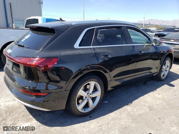 2019 Audi e-tron Premium Plus with VIN WA1LABGE0KB022279, listed as a Copart auction lot 47128303 with 0 mi miles. Bid and sale history available at carsss.com. Image 3.