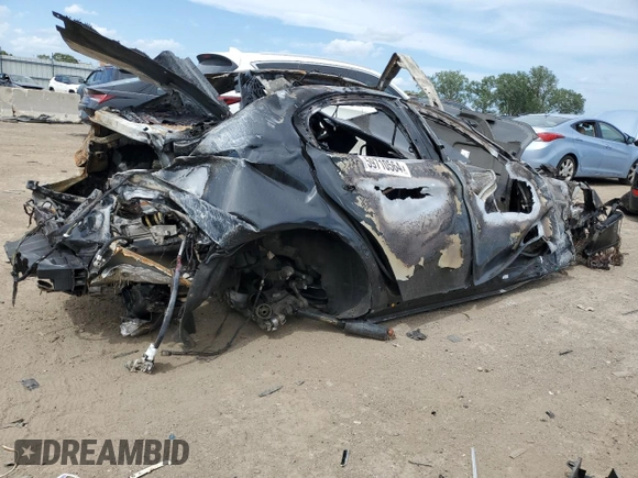 2019 Alfa Romeo Giulia Quadrifoglio with VIN ZARFAMEV7K7601568, listed as a Copart auction lot 59710564 with Not provided miles and Salvage title. Bid and sale history available at DreamBid. Image 3.