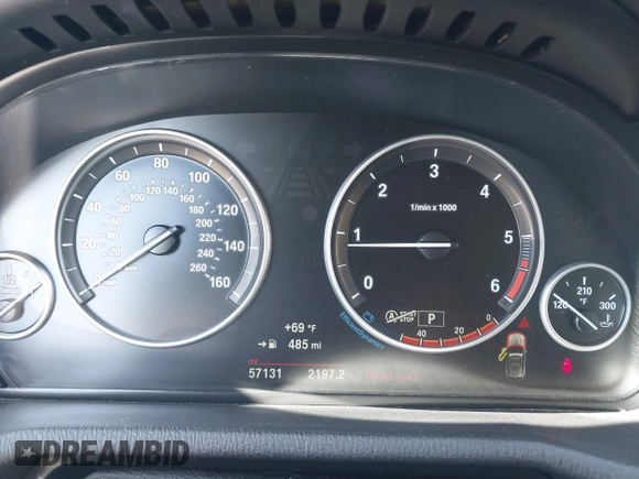 2015 BMW X3 xDrive28d with VIN 5UXWY3C52F0E96652, listed as a IAAI auction lot 41895140 with 57,131 mi miles. Bid and sale history available at carsss.com. Image 7.