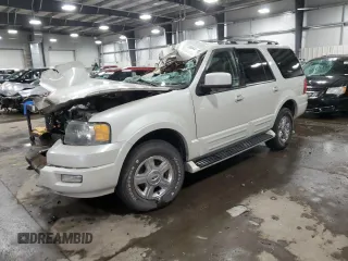 2005 Ford Expedition Limited with VIN 1FMPU20545LA71147, listed as a Copart auction lot 86366444 with 277,054 mi miles and Non Repairable. Bid and sale history available at carsss.com. Image 1.