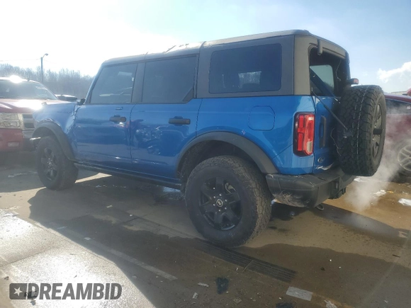2023 Ford Bronco z VIN 1FMEE5BP9PLC15220, wystawiony jako Copart lot #41729435 z przebiegiem 10 855 mil mil oraz Szkoda całkowita • Salvage title. Historia ofert i sprzedaży dostępna na DreamBid. Obrazek 2.
