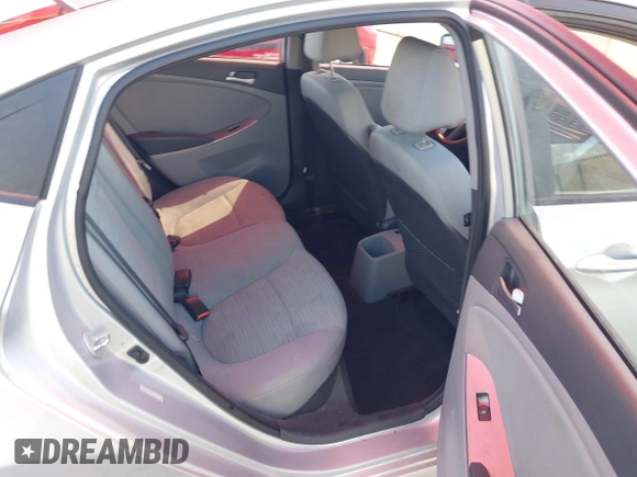 2017 Hyundai Accent SE with VIN KMHCT4AE5HU236813, listed as a IAAI auction lot 42125146 with 140,275 mi miles and . Bid and sale history available at carsss.com. Image 8.