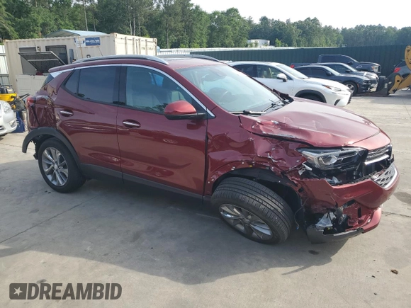 2023 Buick Encore GX Essence with VIN KL4MMFSL7PB029312, listed as a Copart auction lot 56544235 with 5,059 mi miles and Salvage title. Bid and sale history available at DreamBid. Image 4.