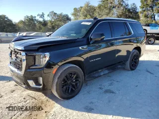 2022 GMC Yukon SLE with VIN 1GKS1AKD8NR235118, listed as a Copart auction lot 80928784 with 37,555 mi miles and Salvage Title. Bid and sale history available at carsss.com. Image 1.