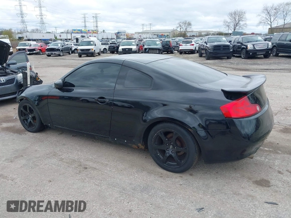 2004 Infiniti G35 Coupe w/Leather with VIN JNKCV54EX4M824537, listed as a IAAI auction lot 42092819 with 117,298 mi miles. Bid and sale history available at carsss.com. Image 3.