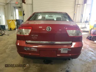 2007 Mercury Milan with VIN 3MEHM07Z67R606326, listed as a Copart auction lot 44405915 with 80,713 mi miles and Non repairable. Bid and sale history available at DreamBid. Image 6.