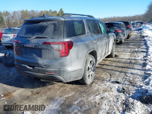 2021 GMC Acadia SLE with VIN 1GKKNRLS9MZ100776, listed as a IAAI auction lot 41384075 with 47,304 mi miles. Bid and sale history available at carsss.com. Image 4.