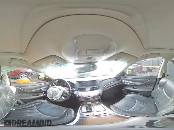 2016 Infiniti Q70 with VIN JN1BY1PR2GM721261, listed as a Copart auction lot 83307734 with 175,027 mi miles and Salvage title. Bid and sale history available at DreamBid. Image 13.