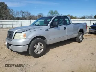 2005 Ford F-150 STX with VIN 1FTRX12W75NB68657, listed as a Copart auction lot 47725095 with 201,357 mi miles and Salvage Title. Bid and sale history available at carsss.com. Image 1.