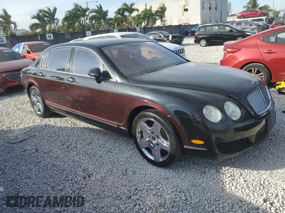 2006 Bentley Flying Spur with VIN SCBBR53W96C031785, listed as a Copart auction lot 81912514 with 58,606 mi miles and Salvage Title. Bid and sale history available at DreamBid. Image 4.