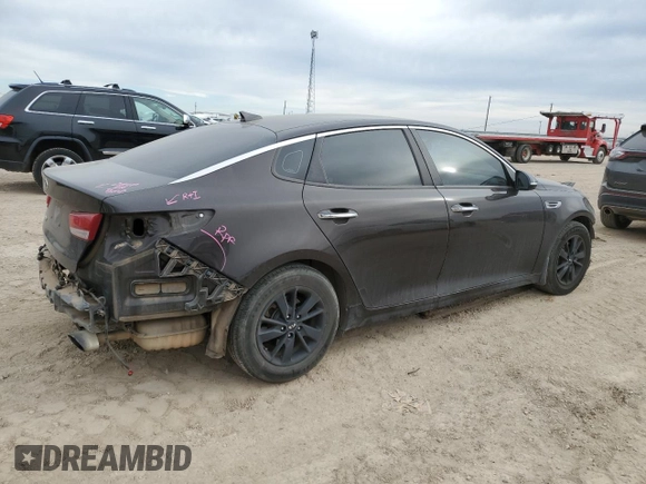 2018 Kia Optima LX with VIN KNAGT4L30J5233641, listed as a Copart auction lot 84383534 with 141,898 mi miles and Salvage Title. Bid and sale history available at carsss.com. Image 3.