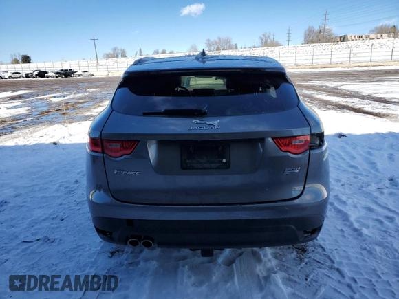 2018 Jaguar F-Pace 20d Premium with VIN SADCJ2FN2JA260943, listed as a Copart auction lot 83870134 with 84,396 mi miles and Salvage Title. Bid and sale history available at DreamBid. Image 6.