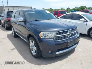 2013 Dodge Durango Citadel z VIN 1C4SDJET4DC674422, wystawiony jako IAAI lot #42047860 z przebiegiem 179 486 mil mil oraz . Historia ofert i sprzedaży dostępna na DreamBid. Obrazek 1.