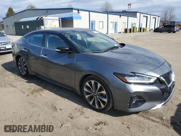2020 Nissan Maxima Platinum with VIN 1N4AA6FV8LC367941, listed as a Copart auction lot 46709925 with 26,498 mi miles and Salvage Title. Bid and sale history available at DreamBid. Image 4.