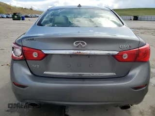 2015 Infiniti Q50 Premium with VIN JN1BV7AR7FM392009, listed as a Copart auction lot 55526505 with 110,884 mi miles and Salvage title. Bid and sale history available at DreamBid. Image 6.