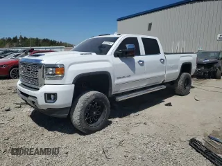 2019 GMC Sierra 3500HD Denali z VIN 1GT42WEY2KF160491, wystawiony jako Copart lot #55429565 z przebiegiem Nie podano mil oraz Szkody całkowita. Historia ofert i sprzedaży dostępna na DreamBid. Obrazek 1.
