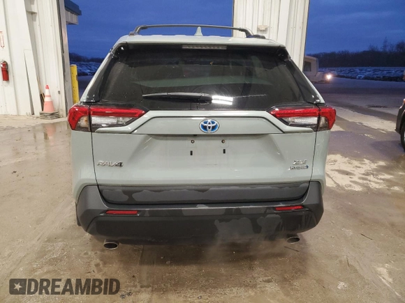 2021 Toyota RAV4 Hybrid XLE with VIN 2T3RWRFV3MW114637, listed as a Copart auction lot 85131224 with 53,126 mi miles and Salvage Title. Bid and sale history available at carsss.com. Image 6.