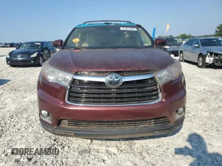 2015 Toyota Highlander Limited с VIN 5TDDKRFH3FS151806, выставлен на аукционе Copart как лот 61661905 с пробегом 32 370 миль миль и Списание • Salvage title. История ставок и продаж доступна на DreamBid. Изображение 5.