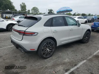 2024 Porsche Macan with VIN WP1AA2A59RLB18288, listed as a Copart auction lot 57804455 with 7,480 mi miles and Salvage title. Bid and sale history available at DreamBid. Image 3.