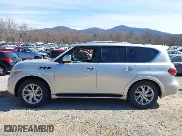 2011 Infiniti QX56 7-passenger with VIN JN8AZ2NE4B9003884, listed as a IAAI auction lot 41790480 with 108,118 mi miles. Bid and sale history available at carsss.com. Image 15.