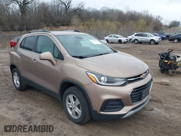2018 Chevrolet Trax LT with VIN 3GNCJPSB1JL361640, listed as a IAAI auction lot 41967888 with 149,944 mi miles. Bid and sale history available at carsss.com. Image 1.