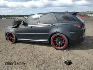 2019 Land Rover Range Rover Sport SVR with VIN SALWZ2SE0KA843965, listed as a Copart auction lot 71343524 with Not Provided miles and Non Repairable. Bid and sale history available at DreamBid. Image 2.
