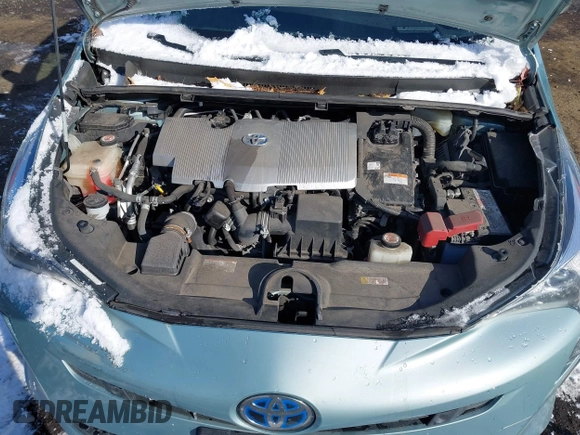 2018 Toyota Prius Two with VIN JTDKARFU5J3066998, listed as a IAAI auction lot 41405382 with 92,377 mi miles. Bid and sale history available at carsss.com. Image 10.