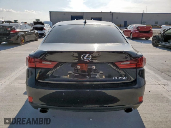 2014 Lexus IS 250 with VIN JTHBF1D27E5031814, listed as a Copart auction lot 58411275 with 134,491 mi miles and Salvage title. Bid and sale history available at DreamBid. Image 6.