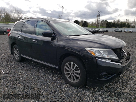 2014 Nissan Pathfinder SV with VIN 5N1AR2MM2EC666202, listed as a Copart auction lot 50097855 with 109,036 mi miles and Salvage Title. Bid and sale history available at carsss.com. Image 4.
