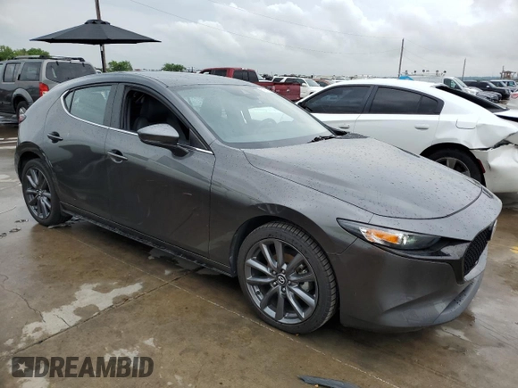 2019 Mazda Mazda3 Hatchback w/Preferred Pkg with VIN JM1BPAMM9K1128497, listed as a Copart auction lot 51513353 with 22,460 mi miles. Bid and sale history available at carsss.com. Image 4.