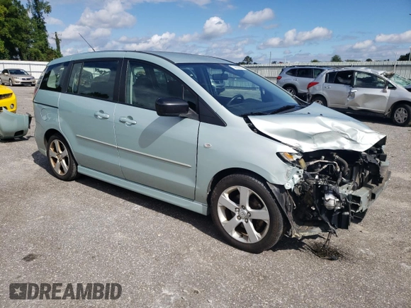 2006 Mazda 5 Sport with VIN JM1CR293360114644, listed as a Copart auction lot 73932924 with 189,312 mi miles and Salvage Title. Bid and sale history available at DreamBid. Image 4.