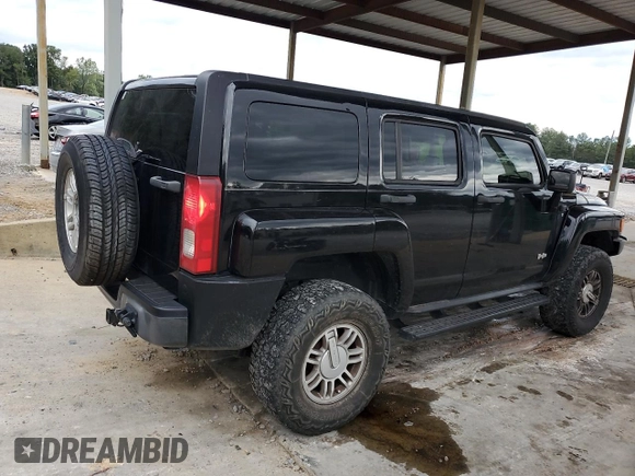 2009 Hummer H3 SUV with VIN 5GTEN13E698131090, listed as a Copart auction lot 73121634 with 199,610 mi miles and Salvage Title. Bid and sale history available at carsss.com. Image 3.