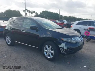2009 Nissan Murano SL with VIN JN8AZ18U69W101310, listed as a IAAI auction lot 41912974 with NaN miles. Bid and sale history available at carsss.com. Image 1.