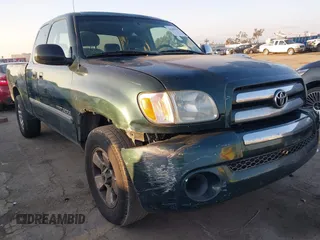 2004 Toyota Tundra SR5 with VIN 5TBRN341X4S438601, listed as a IAAI auction lot 41454217 with 360,247 mi miles and . Bid and sale history available at DreamBid. Image 1.