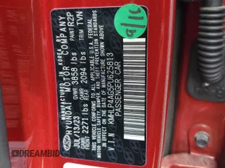 2023 Hyundai Elantra Limited with VIN KMHLP4AG5PU625813, listed as a Copart auction lot 54726965 with 20,096 mi miles and Salvage Title. Bid and sale history available at DreamBid. Image 12.