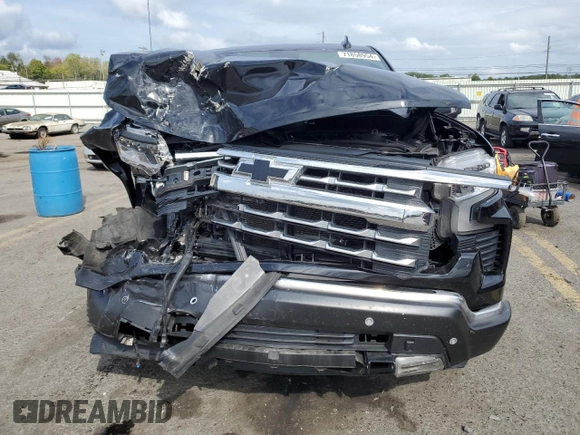 2023 Chevrolet Silverado 1500 LTZ with VIN 1GCUDGE84PZ302247, listed as a Copart auction lot 71858954 with 0 mi miles and Salvage Title. Bid and sale history available at carsss.com. Image 5.