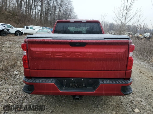 2021 Chevrolet Silverado 1500 LT with VIN 1GCRYDED5MZ139626, listed as a Copart auction lot 44760205 with 79,477 mi miles and Salvage Title. Bid and sale history available at DreamBid. Image 6.