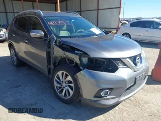 2014 Nissan Rogue SL with VIN 5N1AT2MV8EC805999, listed as a IAAI auction lot 41727953 with 187,623 mi miles. Bid and sale history available at carsss.com. Image 6.