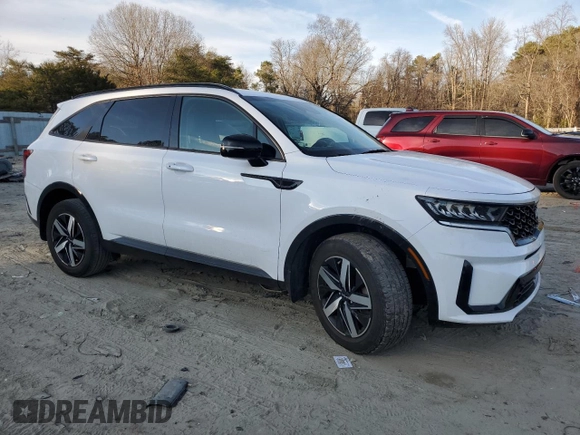 2022 Kia Sorento S with VIN 5XYRL4LC0NG123150, listed as a Copart auction lot 46350195 with 34,777 mi miles and Salvage Title. Bid and sale history available at carsss.com. Image 4.